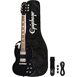 Epiphone Power Players SG Electric Guitar Dark Matter Ebony