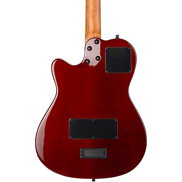 Godin A6 Ultra Acoustic Electric Guitar Denim Blue Flame