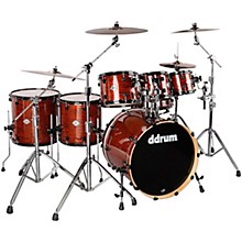 ddrum Dominion Birch 7-Piece Shell Pack - Inferno Red Pearl