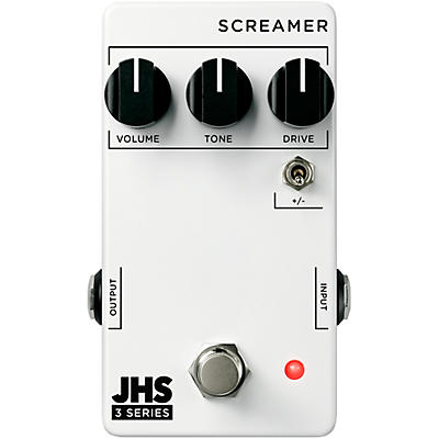 Jhs Pedals 3 Series Screamer Effects Pedal White for sale