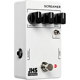 JHS Pedals 3 Series Screamer Effects Pedal White