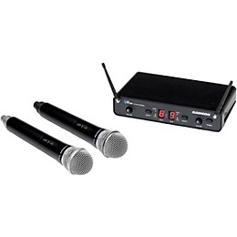 Samson Concert 288 Dual-Channel Wireless Handheld System With 2 Q6 Handheld Microphones (CB288 x 2/CR288) Band K