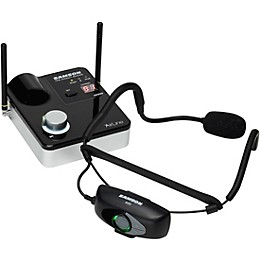 Samson AirLine 99m Wireless Fitness Headset System With Qe Fitness Mic (AH9-Qe/AR99m) Band D