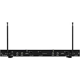 Open Box Samson Stage 412 Quad Vocal VHF Frequency Agile Wireless System (VHF12-Q6 x 4/SR412) With 4 Q6 Dynamic Mics VHF 173MHz-198MHz Level 1