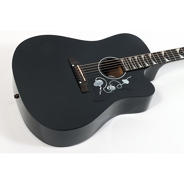 Open Box Gibson Dave Mustaine Songwriter Acoustic-Electric Guitar Level 3 Ebony 197881487379
