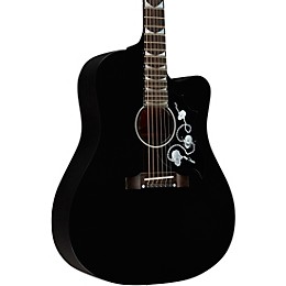 Gibson Dave Mustaine Songwriter Signed Acoustic-Electric Guitar Ebony