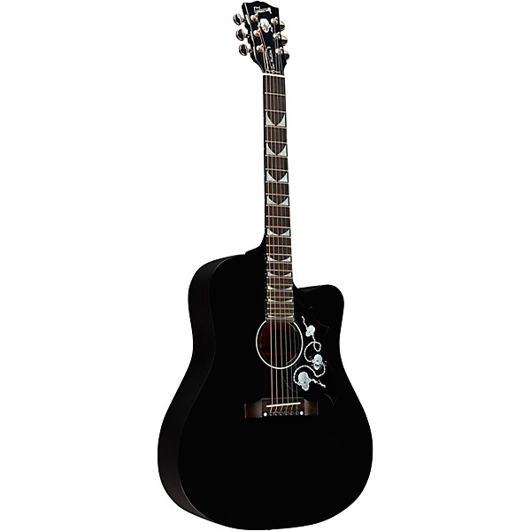 Gibson Dave Mustaine Songwriter Signed Acoustic-Electric Guitar Ebony