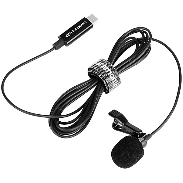 Saramonic LavMicro U3A Omnidirectional Clip-On Lavalier Microphone with 2m USB-C Cable for Android Mobile Devices and Comp...
