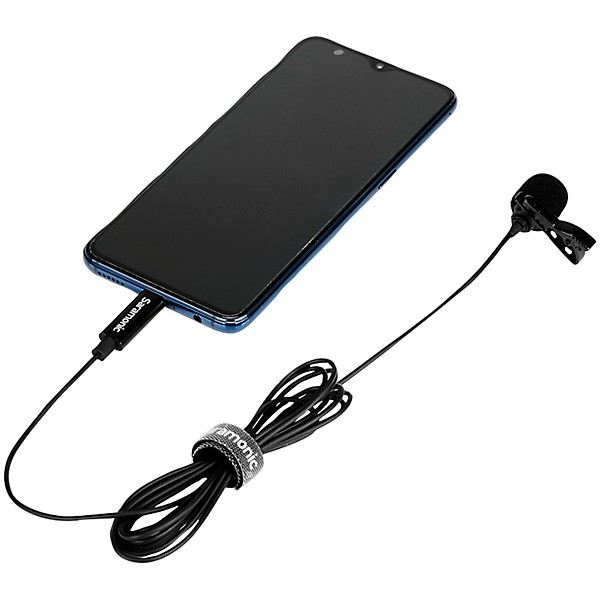 Saramonic LavMicro U3A Omnidirectional Clip-On Lavalier Microphone with 2m USB-C Cable for Android Mobile Devices and Comp...