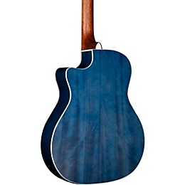 Cort Grand Auditorium Quilted Maple Acoustic-Electric Guitar Coral Blue Burst