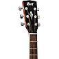 Cort Grand Auditorium Quilted Maple Acoustic-Electric Guitar Coral Blue Burst