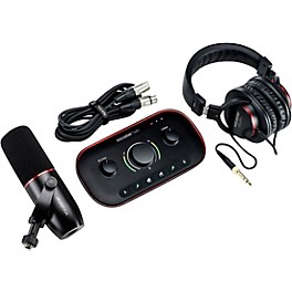 Focusrite Vocaster Two Studio Ultimate Podcasting Bundle for Content Creation