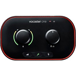 Focusrite Vocaster One Podcasting Interface for Solo Content Creators