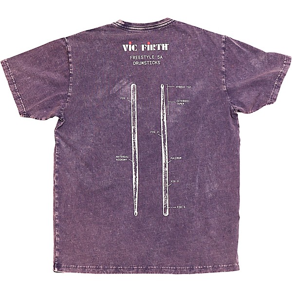 Vic Firth Limited-Edition Technical T-Shirt Small Blue