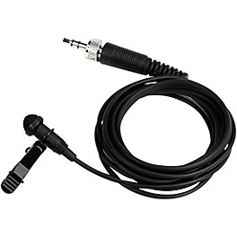 TASCAM TM-10LB Omnidirectional Lavalier Microphone with Screw Lock Connector Black