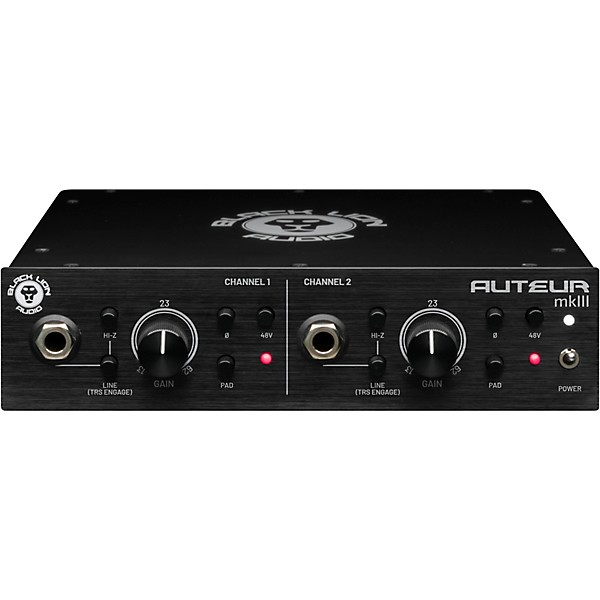 Black Lion Audio Auteur MKIII 2-Channel Transformer-Coupled Microphone Preamp