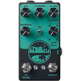 NativeAudio Wilderness Tap/Ramp Delay Effects Pedal Black and Green