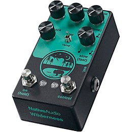 NativeAudio Wilderness Tap/Ramp Delay Effects Pedal Black and Green