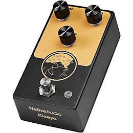 Open Box NativeAudio Kiaayo Overdrive Effects Pedal Level 1 Black and Brown