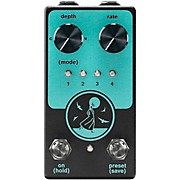 Nativeaudio Pretty Bird Woman Chorus/Vibrato Effects Pedal Black And Teal for sale
