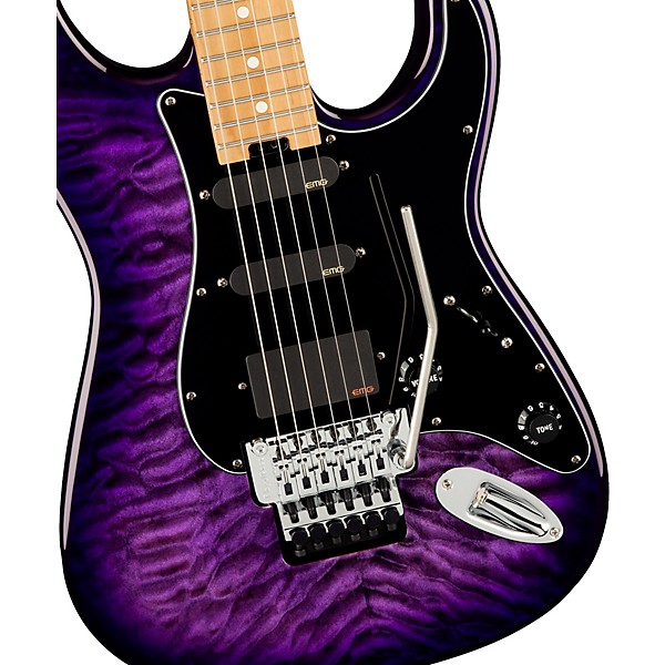Charvel Marco Sfogli Signature Pro-Mod So-Cal Style 1 HSS Electric Guitar Transparent Purple Burst
