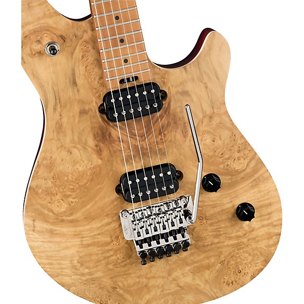 EVH Wolfgang WG Standard Exotic Burl Electric Guitar Natural Laurel