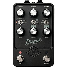 Universal Audio UAFX Dream '65 Reverb Amplifier Effects Pedal Black