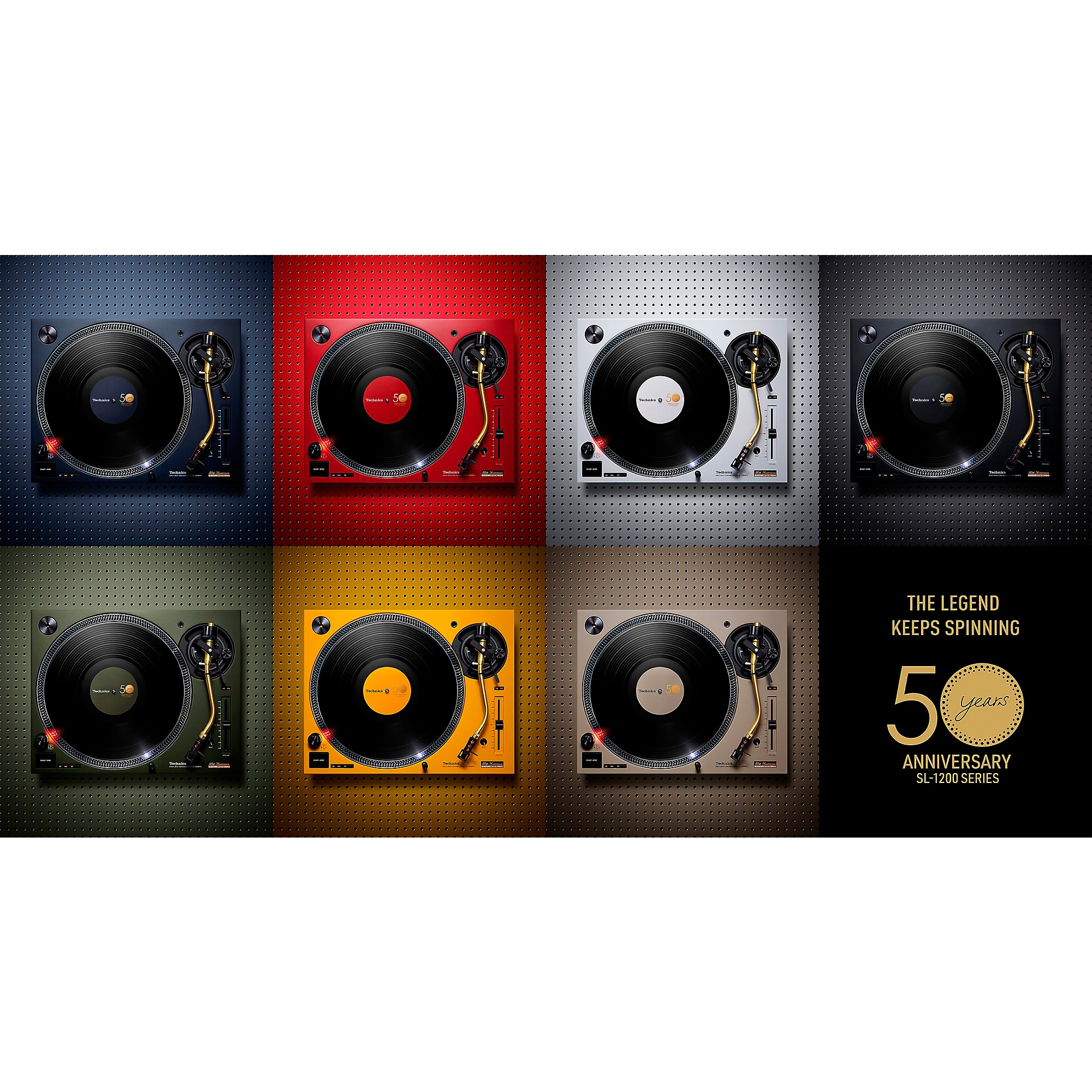Open Box Technics SL-1200M7L 50th Anniversary Direct-Drive