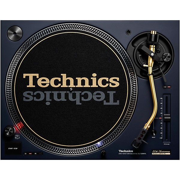 Open Box Technics SL-1200M7L 50th Anniversary Direct-Drive Professional Turntable Level 1 Blue