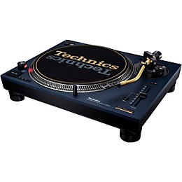 Open Box Technics SL-1200M7L 50th Anniversary Direct-Drive Professional Turntable Level 1 Blue