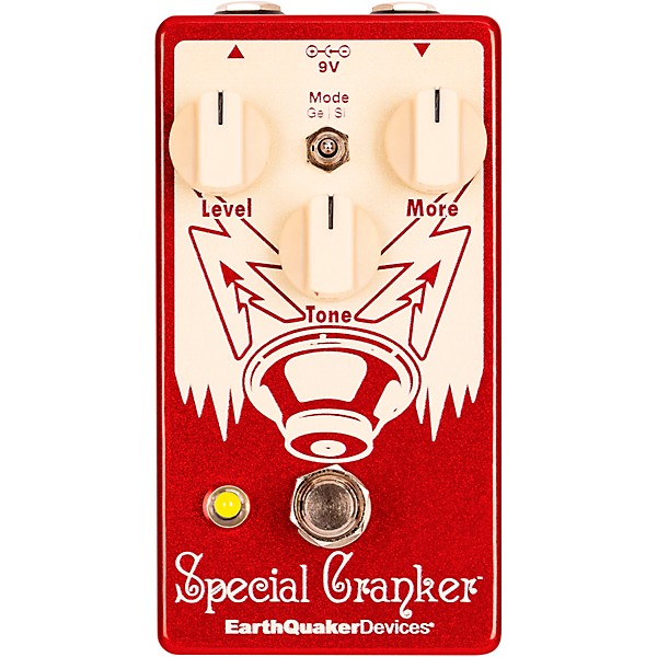 EarthQuaker Devices Special Cranker Overdrive Effects Pedal Cherry 