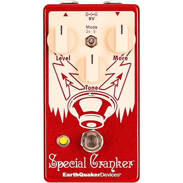 EarthQuaker Devices Special Cranker Overdrive Effects Pedal Cherry Bomb