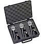 Samson R21 Dynamic Cardioid Handheld Mic (no switch) - 3-pack in Foam Lined Carry Case with (3) Mic Clips