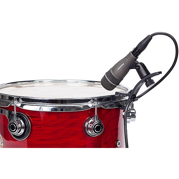 Samson DK 705 Drum Mic 5-Kit: (1) Q71 kick mic (4) Q72 Snare/Tom mics and swivel mounts