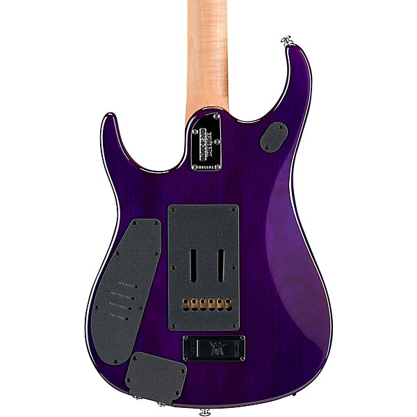 Ernie Ball Music Man JP15 Electric Guitar Purple Nebula Flame