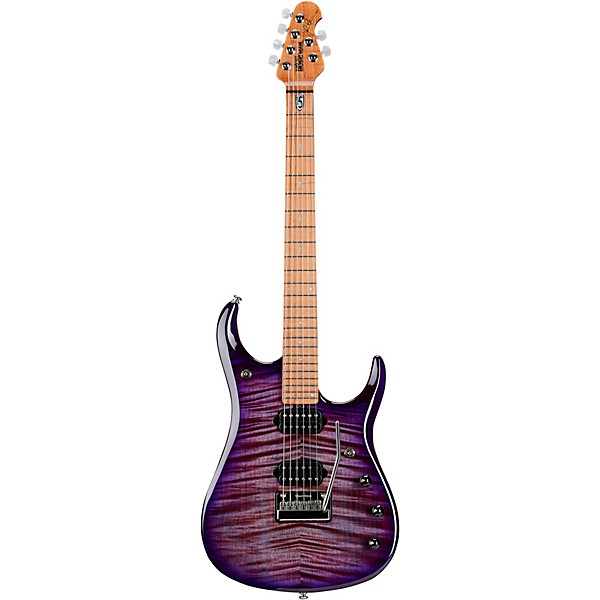 Ernie Ball Music Man JP15 Electric Guitar Purple Nebula Flame