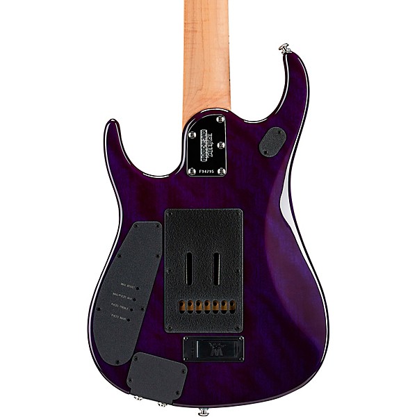 Ernie Ball Music Man JP15 7-String Electric Guitar Purple Nebula Flame