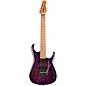 Ernie Ball Music Man JP15 7-String Electric Guitar Purple Nebula Flame