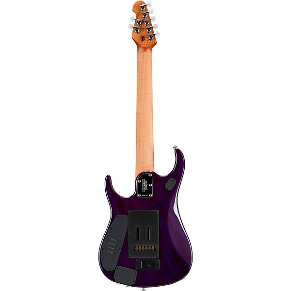 Ernie Ball Music Man JP15 7-String Electric Guitar Purple Nebula Flame