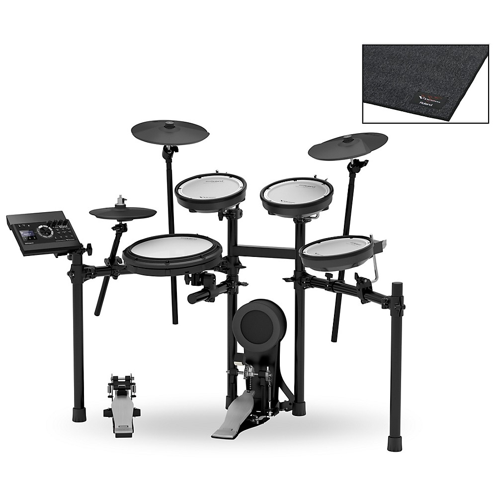 Roland Td-17Kv V-Drums Electronic Drum Set With Tdm-10 Drum Mat