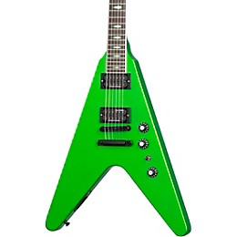 Gibson Dave Mustaine "Rust in Peace" Flying V EXP Limited-Edition Electric Guitar Alien Tech Green