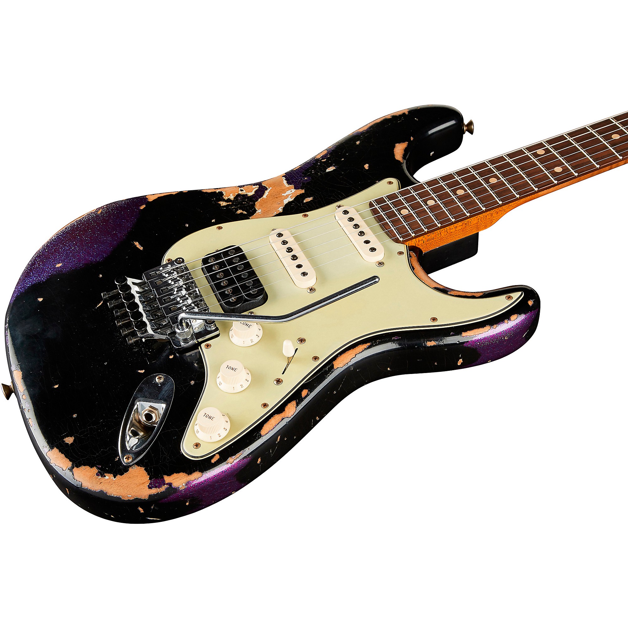Platinum Fender Custom Shop SuperNova Stratocaster HSS Heavy Relic
