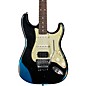 Fender Custom Shop SuperNova Stratocaster HSS Heavy Relic Floyd Rose Electric Guitar Black over Blue Sparkle thumbnail