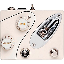 Open Box CopperSound Pedals Strategy V2 Preamp Two-Channel Preamp & Overdrive Effects Pedal Level 1 Olympic White