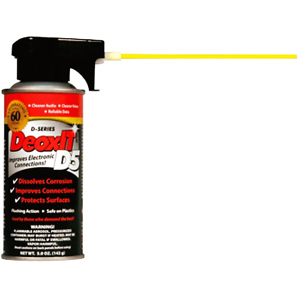 CAIG DeoxIT D-Series Contact Cleaner & Rejuvenator with Adjustable Low-Med-High Straw