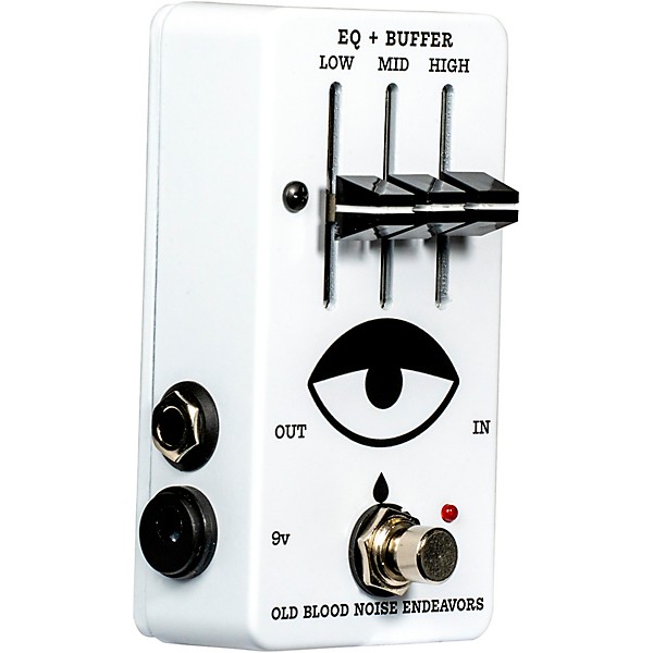 Old Blood Noise Endeavors 3-Band EQ + Buffer With Sliders Effects Pedal White