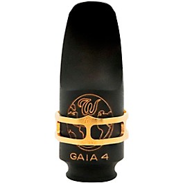 Theo Wanne GAIA 4 Soprano Saxophone Hard Rubber Mouthpi... Theo Wanne GAIA 4 Soprano Saxophone Hard Rubber Mouthpiece 6 Black