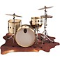 DRUMnBASE Vegan Cow Drum/Stage Mat Betsy Red Brown 6 x 5.25 ft.