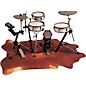 DRUMnBASE Vegan Cow Drum/Stage Mat Betsy Red Brown 6 x 5.25 ft.