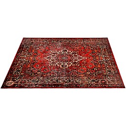 DRUMnBASE Vintage Persian Style Stage Rug Original Red 6 x 5.25 ft.